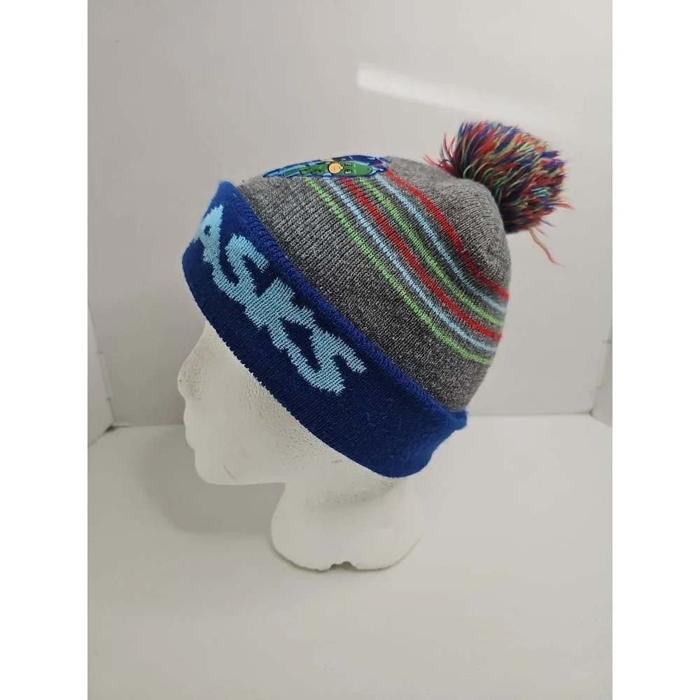 PJ‎ Masks Kids Beanie Hat Blue Pom Pom Catboy Owlette Gekko Winter Toddler